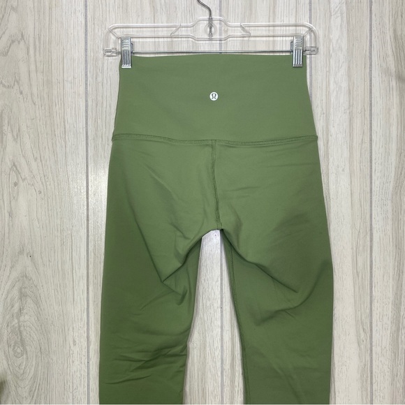 Lululemon Wunder Under Full Length Pant (Hi-Rise) in Desert Olive size 6 - Picture 6 of 11